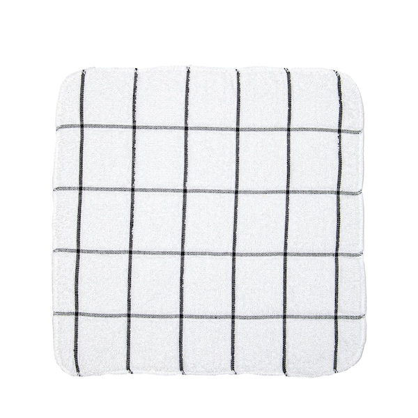 Monarch Cooks Linen Dishcloth 12x12 Black (12pk) DISH-BLACK - main